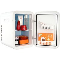 VEVOR 20 L / 22 Dosen Mini Kühlschrank, 2 in 1 Kleiner Kühlschrank Kühl- und Heizfunktion, Getränkekühlschrank mit Bedienfeld 12 V DC / 220 V AC für von VEVOR