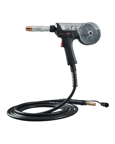 VEVOR 200-A-Schweißspulenpistole mit 6 m Kabel, kompatibel mit Hobart IronMan 240 Mig-Schweißgeräten, geeignet für 0,0762 und 0,0889 cm Flussmittelkern-/Massiv-/Aluminium-Schweißdrähte von VEVOR