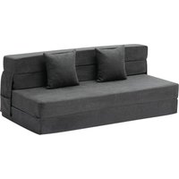 VEVOR 3 in 1 Klappsofa faltbares Schlafsofa mit 2 Kissen & waschbarem Bezug, umwandelbarer Schlafsessel aus 25D Memory Foam, Couch für Wohnzimmer VEVOR 3 in 1 Klappsofa faltbares Schlafsofa mit 2 Kissen & waschbarem Bezug, umwandelbarer Schlafsessel aus 25D Memory Foam, Couch für Wohnzimmer von VEVOR