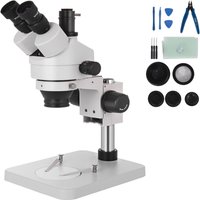 VEVOR 3.5X-90X Simul Focal digital Zoom Stereo Microscope Al-Zn-Legierung 360 Grad Drehbar Trinokulares Stereomikroskop Labor VEVOR 3.5X-90X Simul Focal digital Zoom Stereo Microscope Al-Zn-Legierung 360 Grad Drehbar Trinokulares Stereomikroskop Labor von VEVOR