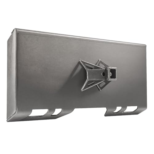 VEVOR 5/16-Zoll-Befestigungsplatte für Kompaktlader Montageplatte Schnellbefestigungsplatte mit 5,79 cm Anhängerkupplung kompatibel mit Kompaktladern und Traktoren von Deere Kubota Bobcat Mahindra von VEVOR