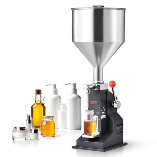 VEVOR 5–100 ml Abfüllmaschine Manuell Flüssigkeitsabfüllmaschine aus lebensmittelechtem Edelstahl 304 Silikon PTFE Filling Machine Inkl. zwei Düsen 4 mm /8 mm ideal zum Abfüllen von Honig Öl Essenz VEVOR 5–100 ml Abfüllmaschine Manuell Flüssigkeitsabfüllmaschine aus lebensmittelechtem Edelstahl 304 Silikon PTFE Filling Machine Inkl. zwei Düsen 4 mm /8 mm ideal zum Abfüllen von Honig Öl Essenz von VEVOR