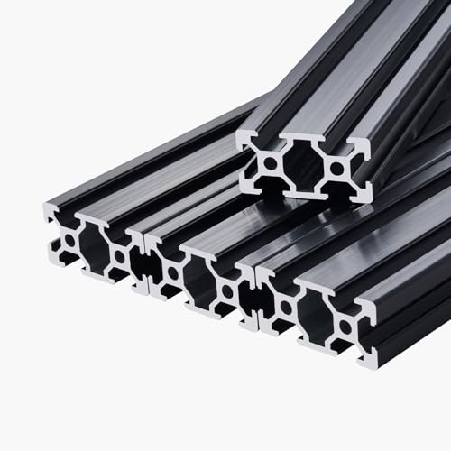 VEVOR 5er Set Aluprofil 1000 mm T-Nut 2040 Aluminium-Strangpressprofil, eloxierte Linearschiene nach europäischem Standard, Nutenprofil für 3D-Drucker, CNC-Maschine DIY, Lasergravur, Schwarz VEVOR 5er Set Aluprofil 1000 mm T-Nut 2040 Aluminium-Strangpressprofil, eloxierte Linearschiene nach europäischem Standard, Nutenprofil für 3D-Drucker, CNC-Maschine DIY, Lasergravur, Schwarz von VEVOR