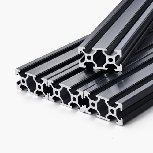 VEVOR 5er Set Aluprofil 1500 mm T-Nut 2040 Aluminium-Strangpressprofil, eloxierte Linearschiene nach europäischem Standard, Nutenprofil für 3D-Drucker, CNC-Maschine DIY, Lasergravur, Schwarz VEVOR 5er Set Aluprofil 1500 mm T-Nut 2040 Aluminium-Strangpressprofil, eloxierte Linearschiene nach europäischem Standard, Nutenprofil für 3D-Drucker, CNC-Maschine DIY, Lasergravur, Schwarz von VEVOR