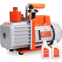 7 cfm Vakuumpumpe Klimaanlage Vakuumpumpe 2-stufig Drehschieber hvac - Vevor von VEVOR