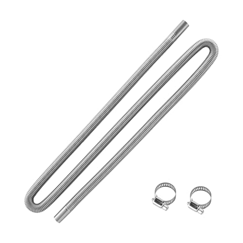 VEVOR Abgasrohr Standheizung flexibler Abgasschlauch 198 cm für Auto-Dieselheizung mit 2 Klemmen, Edelstahl Auspuffrohr mit Φ 25 mm Querschnitt für 2 kW / 5 kW / 8 kW Dieselheizungen Lufterhitzer VEVOR Abgasrohr Standheizung flexibler Abgasschlauch 198 cm für Auto-Dieselheizung mit 2 Klemmen, Edelstahl Auspuffrohr mit Φ 25 mm Querschnitt für 2 kW / 5 kW / 8 kW Dieselheizungen Lufterhitzer von VEVOR