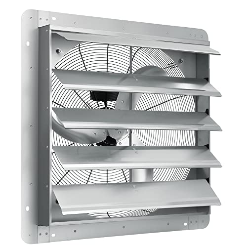VEVOR Abluftventilator, 610 mm, 1400 U/min, 2892 CFM, Dachbodenventilator aus Aluminium zur Wandmontage mit Wechselstrommotor, Belüftung und Kühlung für Gewächshäuser, Garagen, Schuppen, Geschäfte VEVOR Abluftventilator, 610 mm, 1400 U/min, 2892 CFM, Dachbodenventilator aus Aluminium zur Wandmontage mit Wechselstrommotor, Belüftung und Kühlung für Gewächshäuser, Garagen, Schuppen, Geschäfte von VEVOR