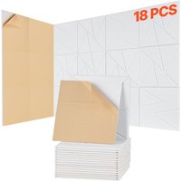 VEVOR Akustikpaneele mit Selbstklebeband, 300x300x10 mm, schalldichte Schaumstoffplatten, Akustik Wandpaneele aus Polyesterfaser, für Zuhause, VEVOR Akustikpaneele mit Selbstklebeband, 300x300x10 mm, schalldichte Schaumstoffplatten, Akustik Wandpaneele aus Polyesterfaser, für Zuhause, von VEVOR