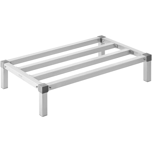 VEVOR Aluminium-Lagerregal, 914,4 x 508 x 203,2 mm kommerzielles Bodenregal, Kellerregal 454 kg Tragfähigkeit, Werkstattregal, Regal zur Lagerung in Restaurants, Küchen, Garagen und Fahrzeugen VEVOR Aluminium-Lagerregal, 914,4 x 508 x 203,2 mm kommerzielles Bodenregal, Kellerregal 454 kg Tragfähigkeit, Werkstattregal, Regal zur Lagerung in Restaurants, Küchen, Garagen und Fahrzeugen von VEVOR