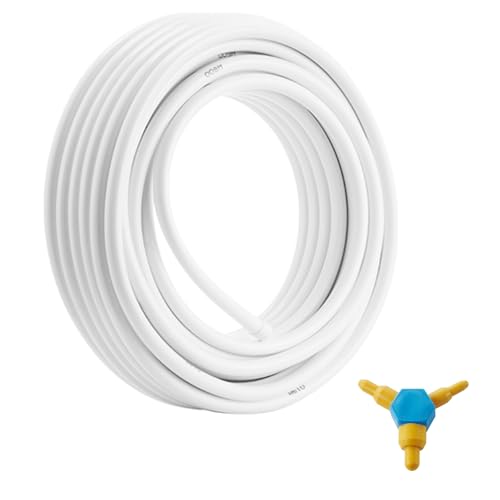 VEVOR Aluverbundrohr Aluminium Mehrschichtverbundrohr 25 m Weiß PEX-Rohr Alu-Mehrschicht-Verbundrohr MV-Rohr Mehrschichtrohr Ideal für Fußbodenheizung und Heizkörper-Anbindung Alu Verbundrohr von VEVOR