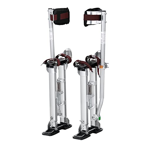 VEVOR Arbeitsstelzen Trockenbau 45,7-76,2cm Höhenverstellbar Aluminiumstelzen Deckenbau 103kg Tragfähigkeit Malerstelzen 27-29cm Fußgröße Für Malerarbeiten Heimdekoration Baumschnitt Elektroarbeiten VEVOR Arbeitsstelzen Trockenbau 45,7-76,2cm Höhenverstellbar Aluminiumstelzen Deckenbau 103kg Tragfähigkeit Malerstelzen 27-29cm Fußgröße Für Malerarbeiten Heimdekoration Baumschnitt Elektroarbeiten von VEVOR