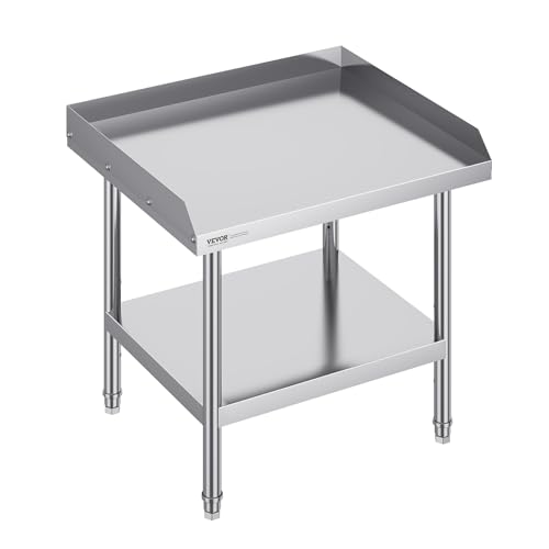 VEVOR Arbeitstisch Edelstahl, gewerblicher Arbeitstisch zur Lebensmittelzubereitung, 3-seitiger Spritzschutz, 61 x 71 x 66 cm VEVOR Arbeitstisch Edelstahl, gewerblicher Arbeitstisch zur Lebensmittelzubereitung, 3-seitiger Spritzschutz, 61 x 71 x 66 cm von VEVOR