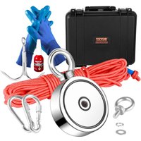 VEVOR Bergemagnet Set Seil Magnetangel Topfmagnet Doppelseitig 272x2kg Neodym VEVOR Bergemagnet Set Seil Magnetangel Topfmagnet Doppelseitig 272x2kg Neodym von VEVOR