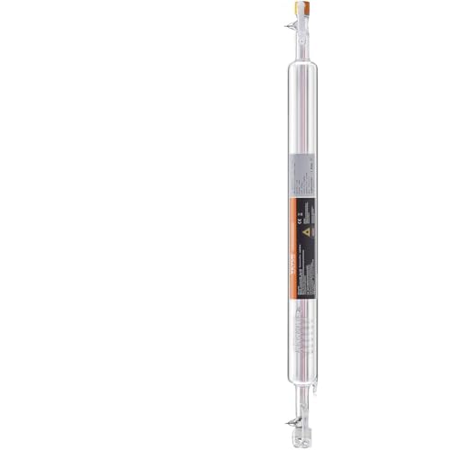 VEVOR CO2 Laser Tube CO2 Laserröhre 50 W, Professionelle Laserröhre 850 mm Länge CO2 Laser Röhre CO2 Glas Laser Tube für Laserschneiden Lasermarkieren Lasergravieren und Acrylschneiden usw. von VEVOR