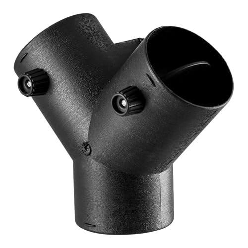 VEVOR Dieselheizungsanschluss (75 mm) Dieselheizungskanalanschlusszubehör, Y-förmige 3-Wege-Entlüftungsanschlüsse mit 2 um 90° drehbaren Ventilen, Verbindungsanschluss für 2/5/8 kW Dieselheizung von VEVOR