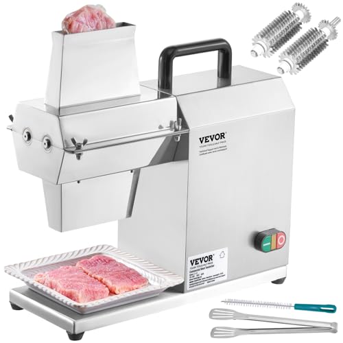 VEVOR Elektrischer Fleischklopfer Fleischzartmacher 450 W mit 54 Edelstahlklingen, Professionelles Fleischklopferwerkzeug 415x170x420 mm Atomatischer Schweinefleisch-Rindersteakklopfer Küchenhelfer VEVOR Elektrischer Fleischklopfer Fleischzartmacher 450 W mit 54 Edelstahlklingen, Professionelles Fleischklopferwerkzeug 415x170x420 mm Atomatischer Schweinefleisch-Rindersteakklopfer Küchenhelfer von VEVOR