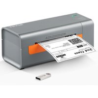 VEVOR Etikettendrucker 40-108mm Thermodrucker 203DPI Labeldrucker 150mm/s Versandetiketten Drucker Thermo-Direkt Edikettendruckgerät USB Automatische von VEVOR