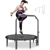 Faltbares Mini-Trampolin Fitness-Rebounder 1295 mm 205 kg belastbares Tainingstrampolin, Rebounder Sport Trampolin Gartentrampolin mit 4-stufig von VEVOR