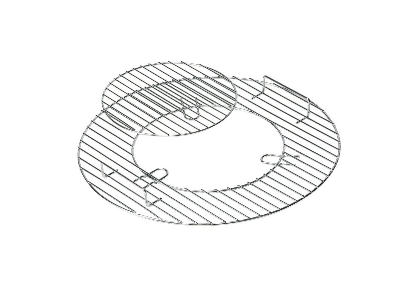 VEVOR Feuerrost 53cm + 29cm (Innengrill), Eisen Runder Grillrost Kettle Holzkohlegrill von VEVOR