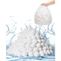 VEVOR Filter Balls für Sandfilter, 1,56 kg, Filterbälle ersetzen Pool-Filtersand, wiederverwendbare Filtermedienbälle aus Polyesterfaser mit von VEVOR