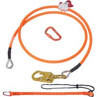 VEVOR Flipline mit 16 mm Stahlkern, 2,4 m lange Arborist-Flipline zum Baumklettern mit Karabinerhaken aus legiertem Stahl und Karabiner aus VEVOR Flipline mit 16 mm Stahlkern, 2,4 m lange Arborist-Flipline zum Baumklettern mit Karabinerhaken aus legiertem Stahl und Karabiner aus von VEVOR