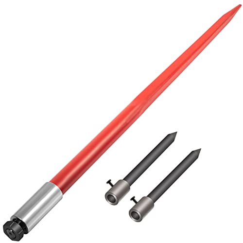 VEVOR Frontladerzinken 49" Ballenzinken3000 lbs Kapazität, Ballengabel Zinken, Rot beschichtete Ballen Gabeln, Ballengabel frontlader mit 2 Stabilisator Spears VEVOR Frontladerzinken 49" Ballenzinken3000 lbs Kapazität, Ballengabel Zinken, Rot beschichtete Ballen Gabeln, Ballengabel frontlader mit 2 Stabilisator Spears von VEVOR