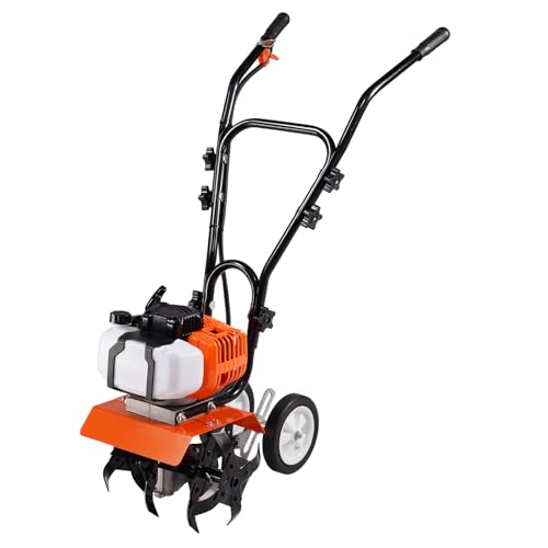 VEVOR Gartenfräse 43CC Hubraum Gasbetrieben Motorhacke 300mm Anbaubreite Motorfräse 100mm Kultivierungstiefe Bodenhacke Stahl Kultivierungsklinge Ackerfräse 1110x448x910mm Kultivator VEVOR Gartenfräse 43CC Hubraum Gasbetrieben Motorhacke 300mm Anbaubreite Motorfräse 100mm Kultivierungstiefe Bodenhacke Stahl Kultivierungsklinge Ackerfräse 1110x448x910mm Kultivator von VEVOR