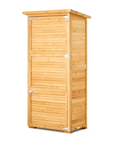 VEVOR Geräteschuppen 800 x 500 x 1620 mm, großer Gerätehaus, Geräteschrank mit Metallrahmen, Regalen, Boden, wasserdichter Lagerschrank für Terrasse, Hof, Rasen, Garten, Gartenschrank VEVOR Geräteschuppen 800 x 500 x 1620 mm, großer Gerätehaus, Geräteschrank mit Metallrahmen, Regalen, Boden, wasserdichter Lagerschrank für Terrasse, Hof, Rasen, Garten, Gartenschrank von VEVOR