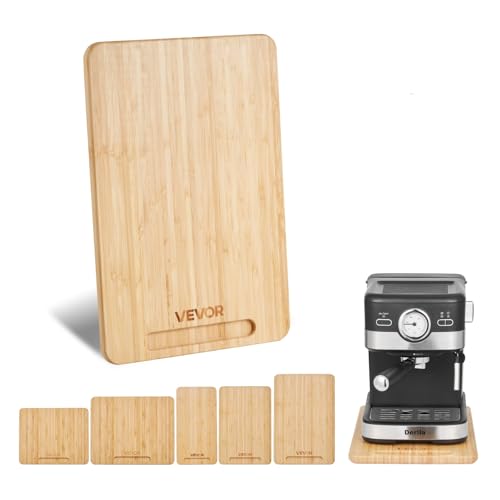 VEVOR Gleitbrett, 36,8x19,1 cm, Brett mit Gummirädern und hohlem Griff, leicht zu reinigen, Slider-Brett, Geräte-Rollbrett, leicht bewegliche Unterlage für Kaffeemaschine, Küchenmaschine VEVOR Gleitbrett, 36,8x19,1 cm, Brett mit Gummirädern und hohlem Griff, leicht zu reinigen, Slider-Brett, Geräte-Rollbrett, leicht bewegliche Unterlage für Kaffeemaschine, Küchenmaschine von VEVOR