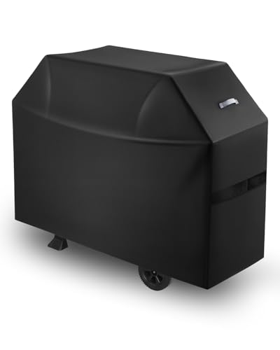 VEVOR Grillabdeckung Abdeckhaube Abdeckplane Grillhaube (1524 mm) für Außengrills, wasserdicht & wetterbeständig, strapazierfähiges 600D-Polyester, einfaches An- und Ausziehen, mit Klettbändern von VEVOR