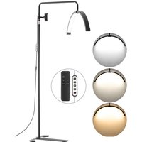 VEVOR Halbmondlicht einstellbare dimmbare LED-Stehlampe (max. 181 cm Höhe), Wimpernlicht für Wimpernverlängerungen, Wimpernlampe mit Telefonhalter & von VEVOR