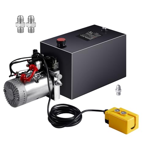 VEVOR Hydraulikpumpe Hydraulikaggregat 12V 8L Hydraulikaggregat 1600 W, Doppelwirkende Hydraulikpumpe Hydraulic Power Pack, 2 Gal Tank Hand Pump Hydraulikaggregat, für Aufzüge, Gabelstapler usw. VEVOR Hydraulikpumpe Hydraulikaggregat 12V 8L Hydraulikaggregat 1600 W, Doppelwirkende Hydraulikpumpe Hydraulic Power Pack, 2 Gal Tank Hand Pump Hydraulikaggregat, für Aufzüge, Gabelstapler usw. von VEVOR