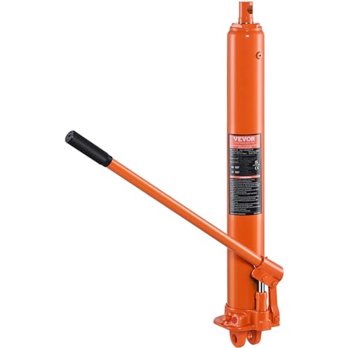 VEVOR Hydraulischer Langer Ram-Wagenheber, 3 t Motorhebezylinder mit Einzelkolbenpumpe & Flacher Basis, Hydraulischer Auto-Flaschenheber für Motorhebebühnen, Garagen-/Ladenkrane, Bauernhof usw. VEVOR Hydraulischer Langer Ram-Wagenheber, 3 t Motorhebezylinder mit Einzelkolbenpumpe & Flacher Basis, Hydraulischer Auto-Flaschenheber für Motorhebebühnen, Garagen-/Ladenkrane, Bauernhof usw. von VEVOR