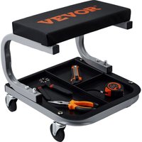 Vevor - kfz Werkstatt Rollbrett Werkstattliege, Montageliege Werkstatthocker 36 x 36 x 36 cm Montagerollbrett mit 36 x 18 x 4 cm Sitz, Stahl + pu von VEVOR