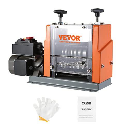VEVOR Kabelabisoliermaschine Elektrisch φ1,5-25mm Kabelschälmaschine 60W Abisoliermaschine 7 Abisolierkanäle Abisolierzange 65-Mn-Federstahl Klinge Ideal zum Abisolieren von Kupferdraht VEVOR Kabelabisoliermaschine Elektrisch φ1,5-25mm Kabelschälmaschine 60W Abisoliermaschine 7 Abisolierkanäle Abisolierzange 65-Mn-Federstahl Klinge Ideal zum Abisolieren von Kupferdraht von VEVOR