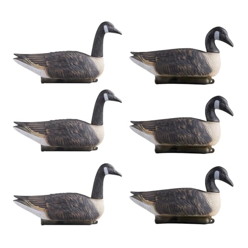 VEVOR Kanadagans-Lockvogel (6 Stk.) künstlicher Gänse für die Wasservogeljagd im Freien, Schwimmkörper aus Kunststoff mit ultrarealistischer Lackierung, für Pool Teich Gartendekoration von VEVOR