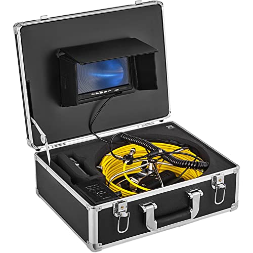 VEVOR Kanalinspektionskamera 7 Zoll, Rohrkamera Inspektion 20 M, Pipe Camera Inspection Ip68 Wasserdichte Abflussrohr-Kanalinspektionskamera System VEVOR Kanalinspektionskamera 7 Zoll, Rohrkamera Inspektion 20 M, Pipe Camera Inspection Ip68 Wasserdichte Abflussrohr-Kanalinspektionskamera System von VEVOR
