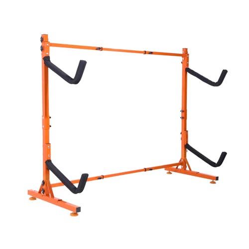 VEVOR Kayak Halterung Kajak Aufhänger 1265 x 788 x 1380 mm, Freistehender Kajakständer 2 Kajaks 1230–1825 mm Breitenverstellbereich, Kajak Aufbewahrungsregal Robuste Kajak-Aufbewahrungshaken VEVOR Kayak Halterung Kajak Aufhänger 1265 x 788 x 1380 mm, Freistehender Kajakständer 2 Kajaks 1230–1825 mm Breitenverstellbereich, Kajak Aufbewahrungsregal Robuste Kajak-Aufbewahrungshaken von VEVOR