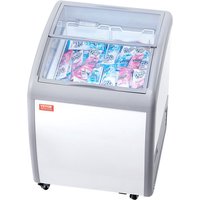 VEVOR Kommerzielle Eiscreme-Vitrine, 154-Liter-Gefriertruhe, Mobiler Tiefkühlschrank mit Glasplatte, Restaurant-Gelato-Tauchschrank mit 2 VEVOR Kommerzielle Eiscreme-Vitrine, 154-Liter-Gefriertruhe, Mobiler Tiefkühlschrank mit Glasplatte, Restaurant-Gelato-Tauchschrank mit 2 von VEVOR