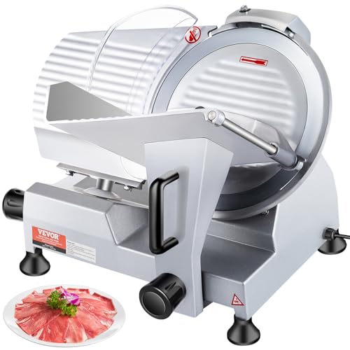 VEVOR Kommerzieller Fleisch Allesschneider 320 W, Elektrische Aufschnittmaschine Lebensmittelschneider mit 30,48 cm-Kohlenstoffstahlklinge, 0–15 mm Einstellbare Dicke für Fleisch VEVOR Kommerzieller Fleisch Allesschneider 320 W, Elektrische Aufschnittmaschine Lebensmittelschneider mit 30,48 cm-Kohlenstoffstahlklinge, 0–15 mm Einstellbare Dicke für Fleisch von VEVOR