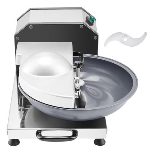 VEVOR Küchenmaschine Gemüsezerkleinerer 3000 U/min Küchenmaschine aus lebensmittelechtem Edelstahl mit S-förmiger Klinge, multifunktional zum Zerkleinern von Gemüse Obst Getreide Nüssen von VEVOR