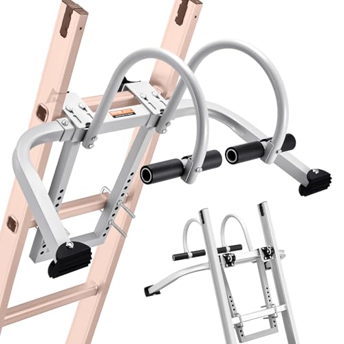 VEVOR Leiterstabilisator, 2-in-1-Abstandshalterhaken für Verlängerungswandleitern, Zubehör für Dachfirstleitern horizontal/vertikal, T-Stange mit Stahl-Gummi-Griff, schneller Zugang zu steilen Dächern VEVOR Leiterstabilisator, 2-in-1-Abstandshalterhaken für Verlängerungswandleitern, Zubehör für Dachfirstleitern horizontal/vertikal, T-Stange mit Stahl-Gummi-Griff, schneller Zugang zu steilen Dächern von VEVOR