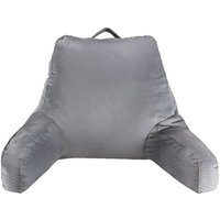 Lesekissen Bettkissen in Standardgröße mit geschreddertem Memory-Schaum, Rückenkissen mit 3 Taschen & waschbarem kurzem Samttuch, Oberseite mit Lesekissen Bettkissen in Standardgröße mit geschreddertem Memory-Schaum, Rückenkissen mit 3 Taschen & waschbarem kurzem Samttuch, Oberseite mit von VEVOR