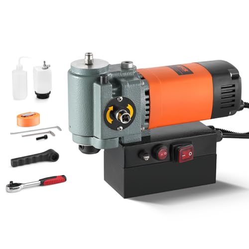 VEVOR Magnetbohrmaschine, Kernbohrmaschine 1300 W, flache tragbare Magnetbohrmaschine mit Kühlvorrichtung und Überlastschutz, Magnetpresse für Geräteinstallation, Industrie, Metallbearbeitung, Orange VEVOR Magnetbohrmaschine, Kernbohrmaschine 1300 W, flache tragbare Magnetbohrmaschine mit Kühlvorrichtung und Überlastschutz, Magnetpresse für Geräteinstallation, Industrie, Metallbearbeitung, Orange von VEVOR