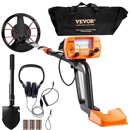 VEVOR Metalldetektor Kit für Erwachsene Multifunktionaler Profi-Detektor mit 2 Modi Metallsuchgerät wasserdichte 20,3cm Spule für Größere Tiefe, mit Schaufel und Tragetasche VEVOR Metalldetektor Kit für Erwachsene Multifunktionaler Profi-Detektor mit 2 Modi Metallsuchgerät wasserdichte 20,3cm Spule für Größere Tiefe, mit Schaufel und Tragetasche von VEVOR