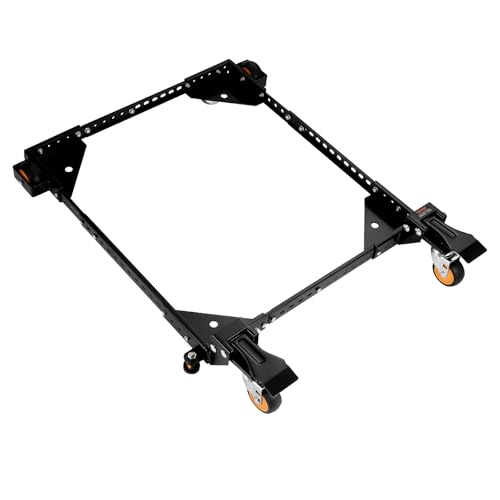 VEVOR Mobiler Sockel, 295,5 kg, einstellbar von 304 x 304 mm bis 914 x 914 mm, universeller mobiler Unterbau mit Schwenkrädern, für Holzbearbeitungsgeräte, Bandsägen, Elektrowerkzeuge, Maschinen von VEVOR