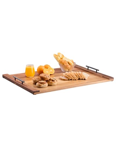 VEVOR Nudelbrett Herdabdeckung Herdabdeckplatten aus Akazienholz für Elektroherd & Gasherd, Herdplatten-Abdeckung für Arbeitsfläche & Tablett, Abdeckplatte mit Griffen (76,2 x 55,88 cm) von VEVOR