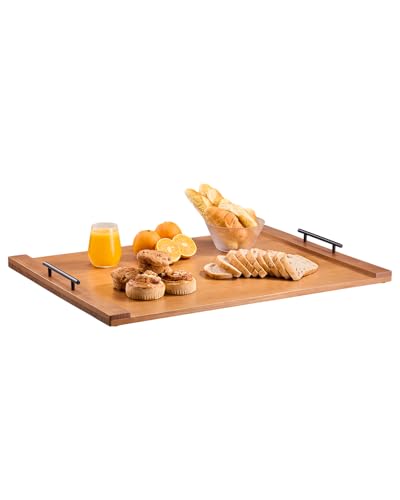 VEVOR Nudelbrett Herdabdeckung Herdabdeckplatten aus Kiefernholz für Elektroherd & Gasherd, Herdplatten-Abdeckung für Arbeitsfläche & Tablett, Abdeckplatte mit Griffen (76,2 x 55,88 cm) Natur von VEVOR