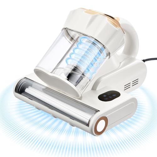 VEVOR Matratzenstaubsauger 550 W Bettstaubsauger mit 18 Kpa Saugleistung & doppeltem Staubbehälter & HEPA-Filter & Heizung & Reinigungslichter, Matratzenreiniger für Bett Sofa kabelgebunden, weiß VEVOR Matratzenstaubsauger 550 W Bettstaubsauger mit 18 Kpa Saugleistung & doppeltem Staubbehälter & HEPA-Filter & Heizung & Reinigungslichter, Matratzenreiniger für Bett Sofa kabelgebunden, weiß von VEVOR