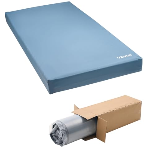 VEVOR Pflegematratze, 158 kg Tragkraft, medizinische Schaumstoffmatratze, wasserdicht, für die Behandlung von Dekubitus in Pflegeheimen & der häuslichen Pflege, 2030x914x153 mm VEVOR Pflegematratze, 158 kg Tragkraft, medizinische Schaumstoffmatratze, wasserdicht, für die Behandlung von Dekubitus in Pflegeheimen & der häuslichen Pflege, 2030x914x153 mm von VEVOR
